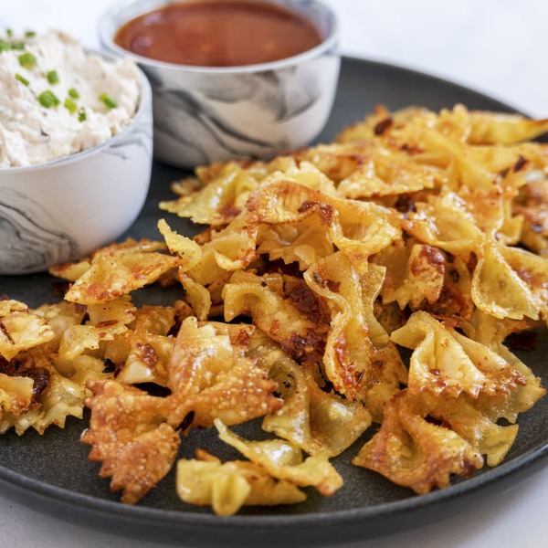 Knusprige Pasta-Chips