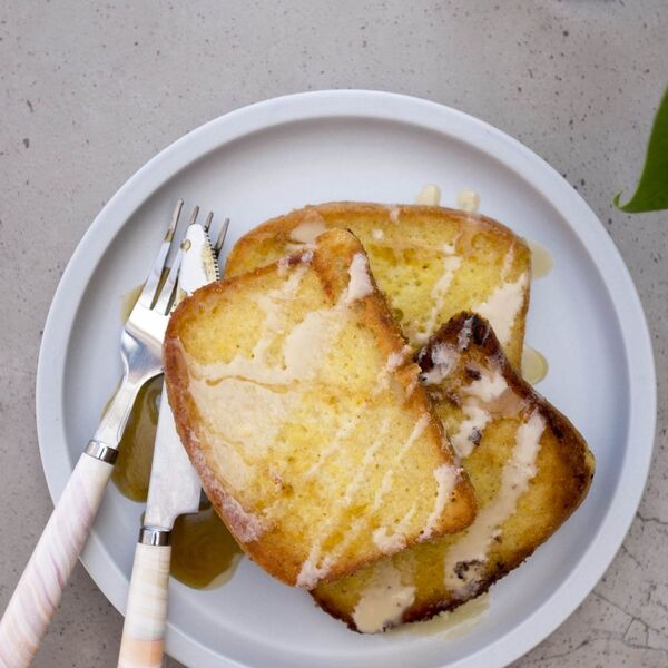 Glutenfreier, veganer und sojafreier French Toast